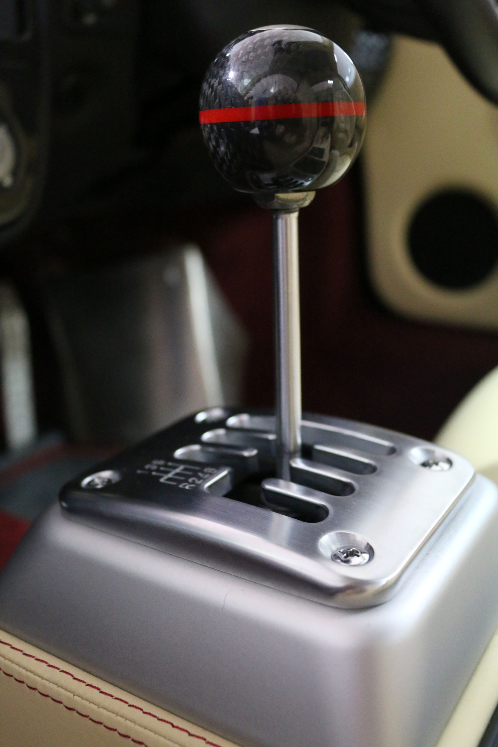 Gas station fuel pump filling a car