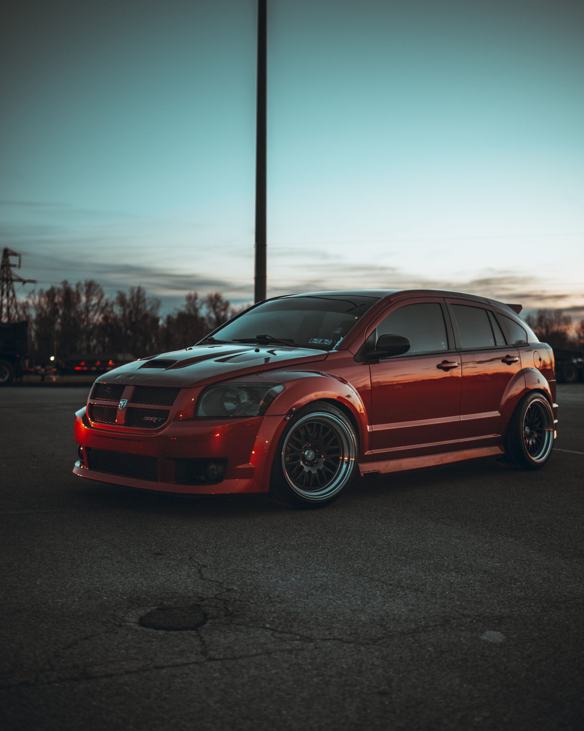 Sports car parked outdoors